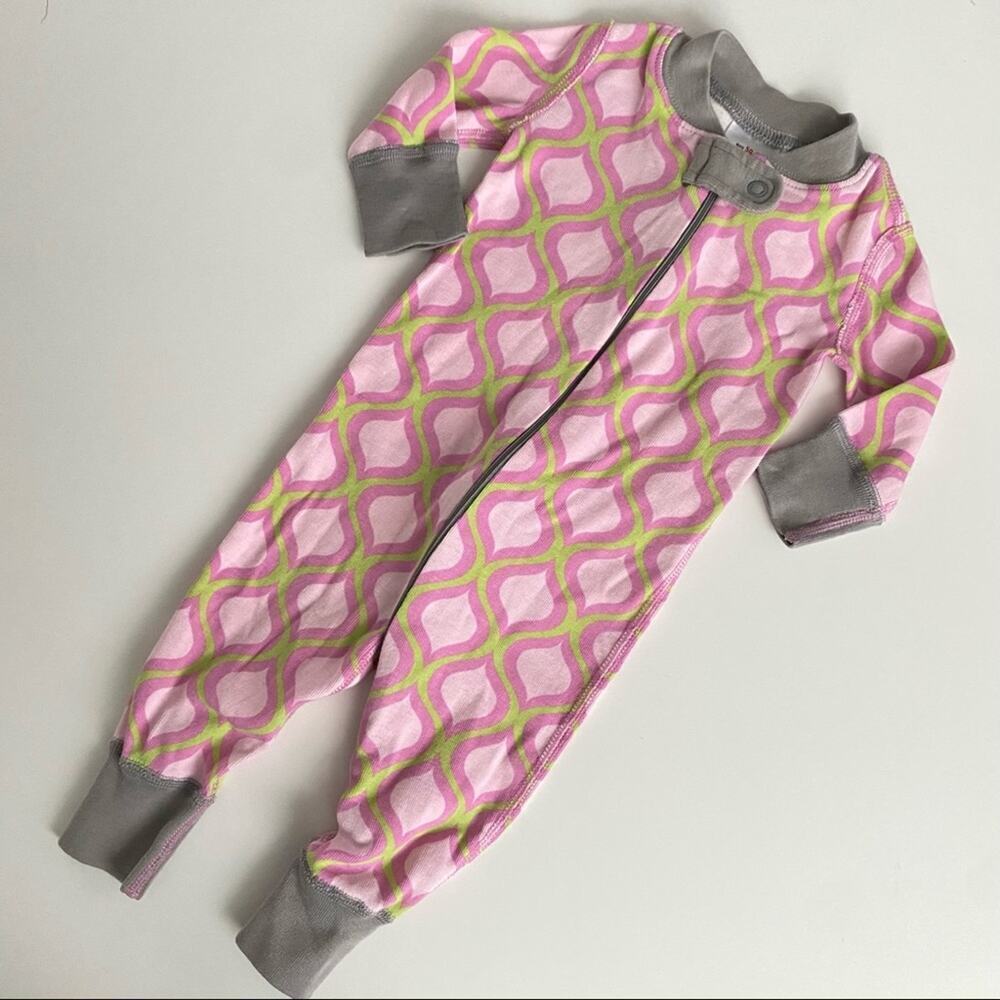 Hanna Andersson Sleeper Sz 0-6 m Baby Romper One Piece
